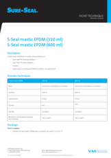 Mastic EPDM Sure-Seal - FT